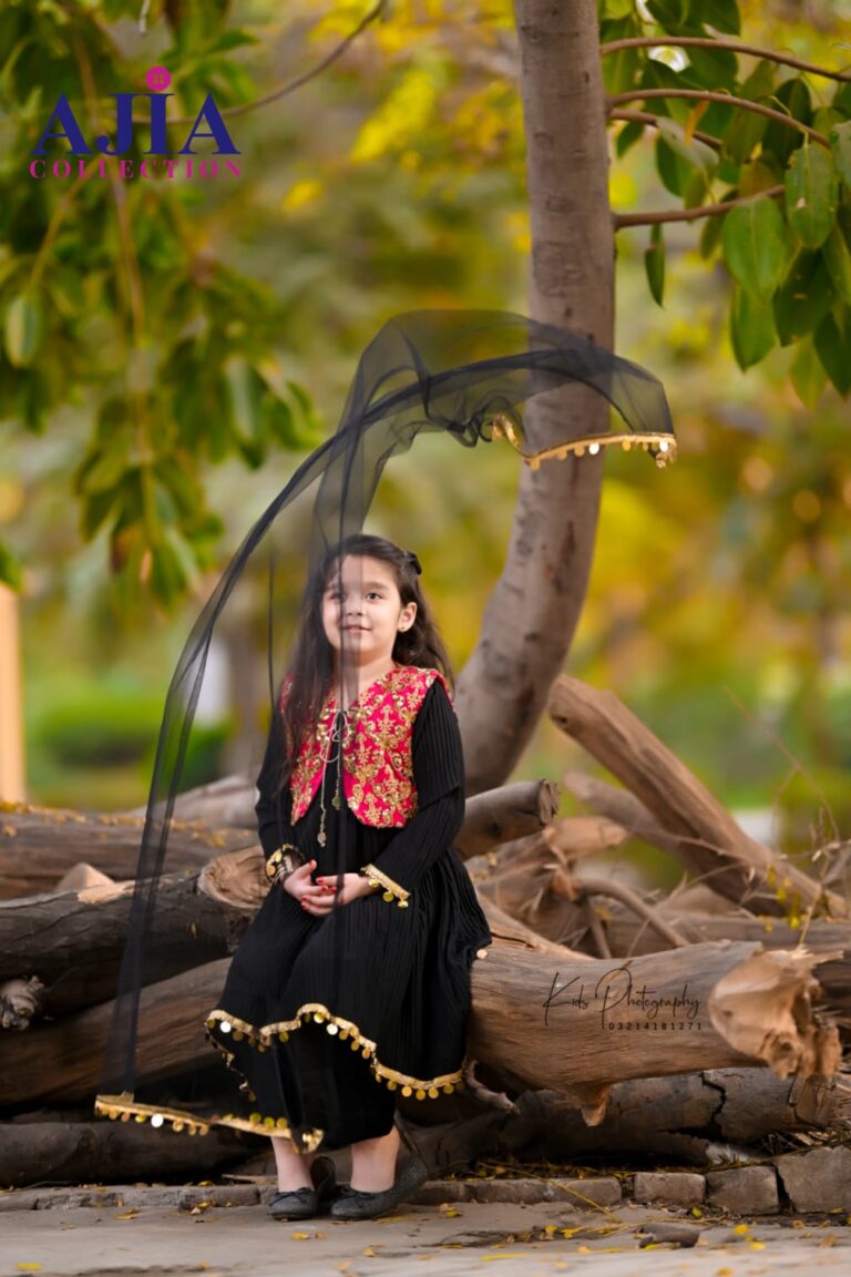 Black frock with koti