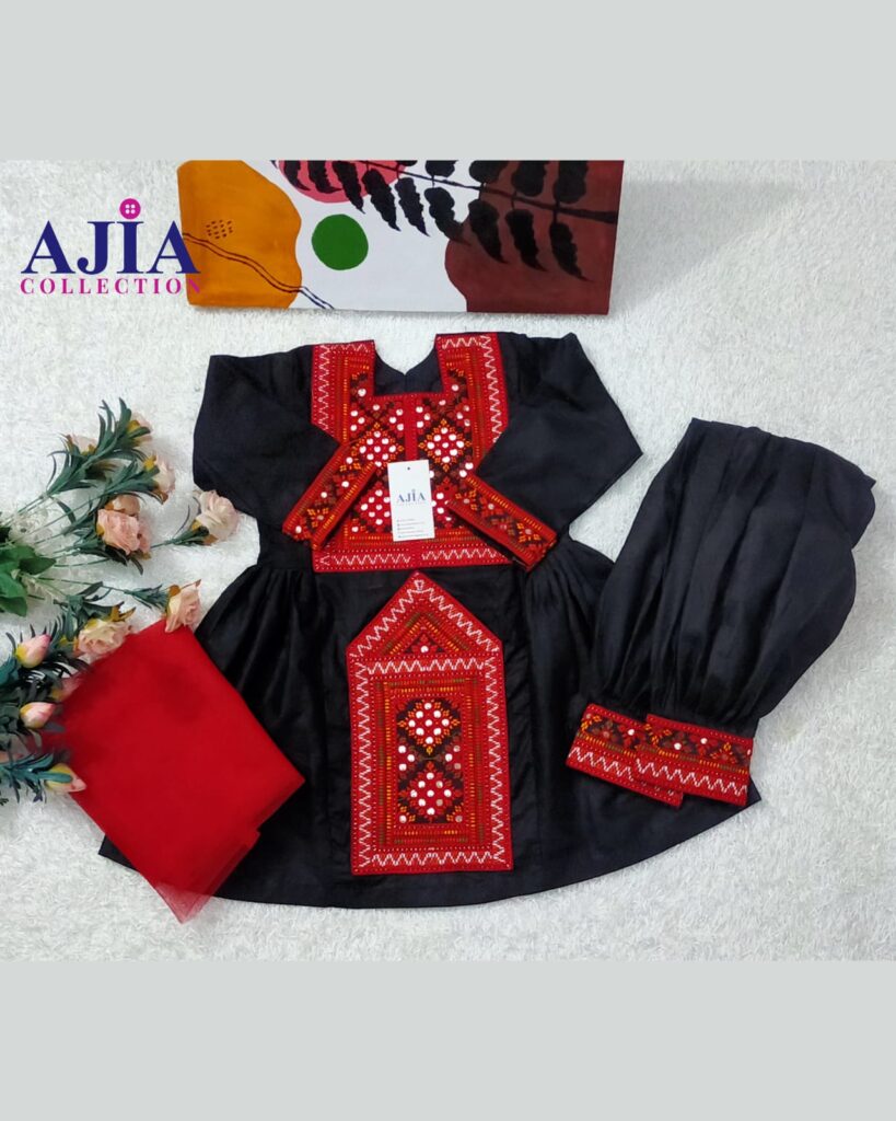 Black Balochi Dress