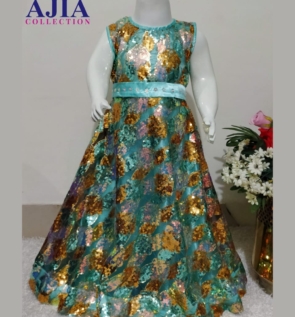 Light Seagreen maxi , ajia collection, traditional wear (2)