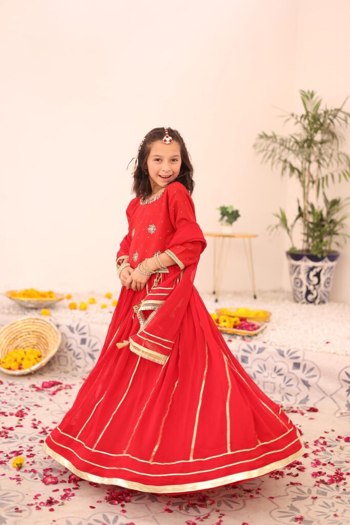 Surkhabi Choli