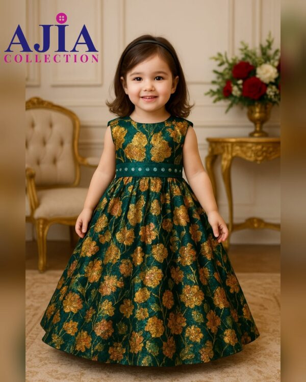 Maxi Dress-Sequence Net for Girls - Image 6