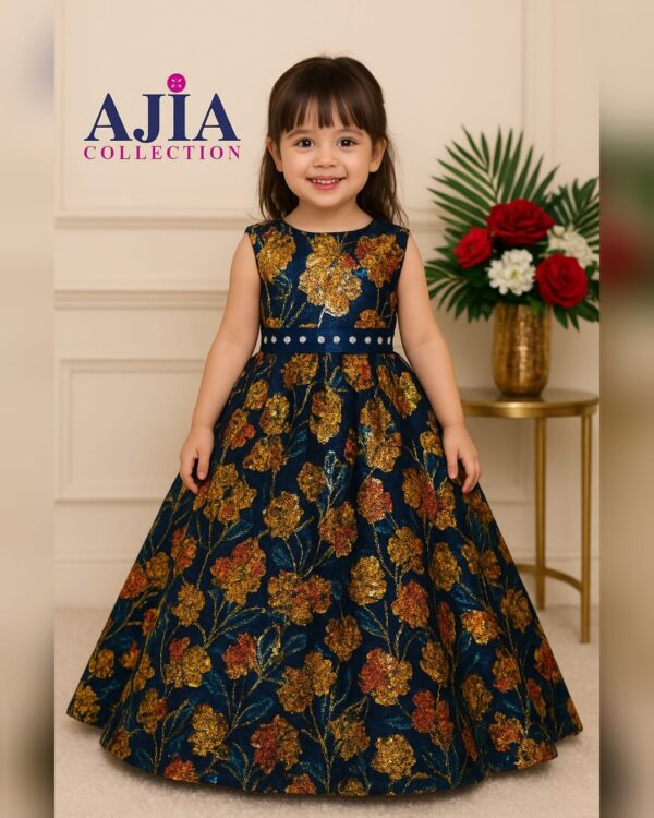 dark blue sequence maxi
