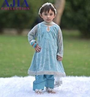 Royal Blue Grace Moonlight Silk Set-3 Piece