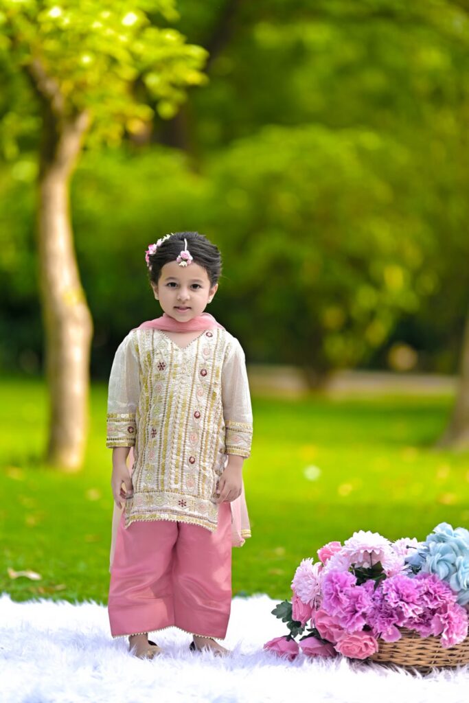 Golden Blush Fancy Masoori & Silk Suit-3 Piece