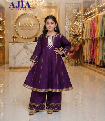 Black Bareeze Cotton Lawn Outfit for Kids & Adults