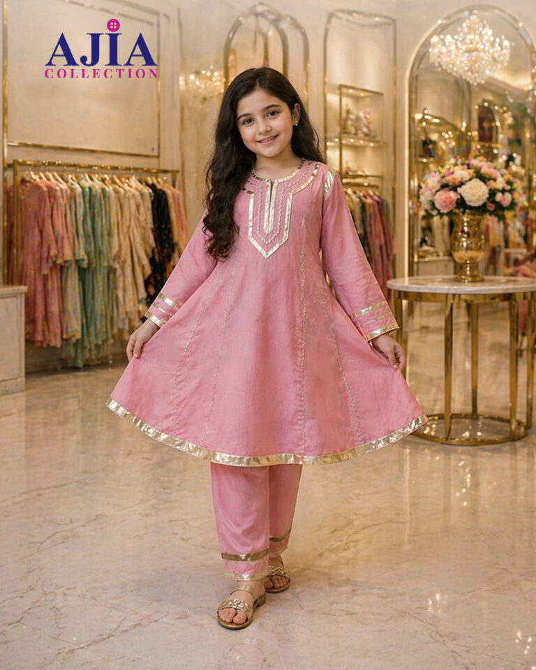 Pink Bareeze Cotton Lawn Outfit for Kids & Adults | Soft Summer Wear
